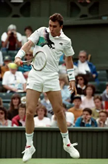 Wimbledon Tennis Championships. Andre Agassi June 1991 91-4117-096