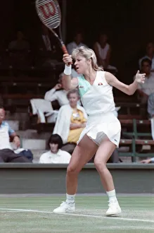 Wimbledon Tennis. Chris Evert. July 1988 88-3421-028