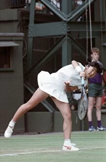 00013 Collection: Wimbledon Tennis. Chris Evert. July 1988 88-3421