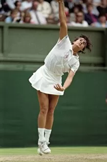Images Dated 1st July 1991: Wimbledon Tennis. Gabriella Sabatini. July 1991 91-4196-002