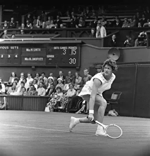 Wimbledon Tennis, Ladies day. Margaret Smith (pictured), in action