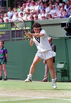 Wimbledon Tennis. Miss A. Sanchez Vicario. July 1991 91-4196-135