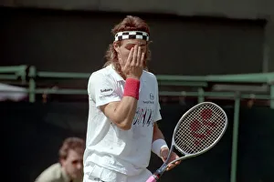 Wimbledon Tennis. (Pat Cash). June 1988 88-3341-003