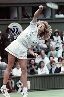00024 Prints: Wimbledon Tennis. Staffi Graf. June 1988 88-3396-045