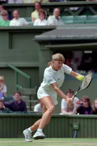 Wimbledon Tennis. Steffi Graf. July 1991 91-4197-114