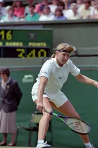 Wimbledon Tennis. Steffi Graf. July 1991 91-4197-127