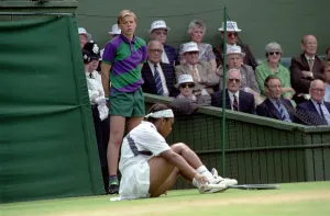 Wimbledon Tennis. Steffi Graf. July 1991 91-4197-128