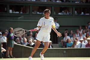 Wimbledon Tennis. Womens Semi Final: Gabriella Sabatini v. Jennifer Capriati