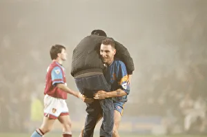Wimbledon verses Aston Villa. FA Cup 4th Round replay at Selhurst Park