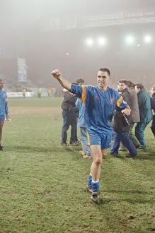 01352 Prints: Wimbledon verses Aston Villa. FA Cup 4th Round replay at Selhurst Park
