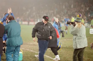01352 Prints: Wimbledon verses Aston Villa. FA Cup 4th Round replay at Selhurst Park
