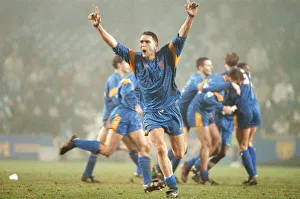 Wimbledon verses Aston Villa. FA Cup 4th Round replay at Selhurst Park