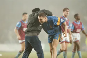 Wimbledon verses Aston Villa. FA Cup 4th Round replay at Selhurst Park