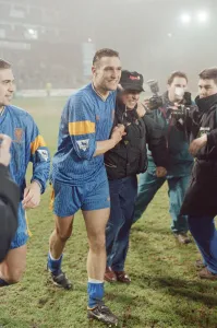 01352 Prints: Wimbledon verses Aston Villa. FA Cup 4th Round replay at Selhurst Park