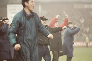 Wimbledon verses Aston Villa. FA Cup 4th Round replay at Selhurst Park