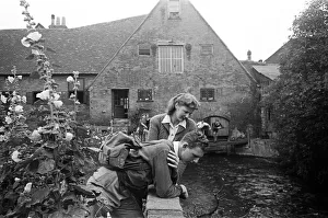 00507 Prints: The Winchester City Mill is a restored water mill situated on the River Itchen in