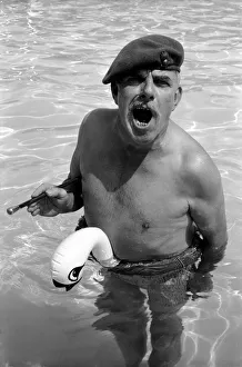 Windsor Davies star of the hit BBC comedy series It Aint Alf Hot Mum