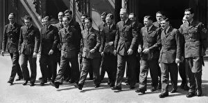 Wing Commander Guy Gibson VC 617 Squadron June 1943 The members of The Dambuster