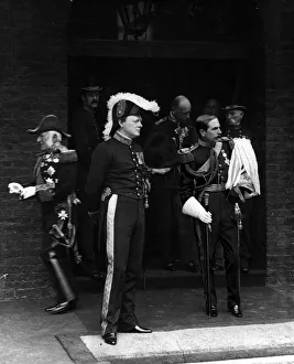 Medals Prints: Winiston Churchill in the uniform of a Privy Councillor (Levee dress) London Circa 1907