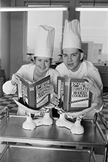 Kitchen Prints: The winner of the Huddersfield Technical College heat of the Catermind contest