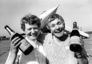 Winners of the Evening Chronicle competition to win a flight on Concorde in August 1984