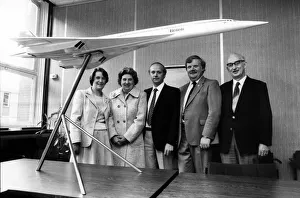 Winners of the Evening Chronicle competition to win a flight on Concorde in August 1984