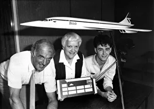 Winners of the Evening Chronicle competition to win a flight on Concorde in August 1984