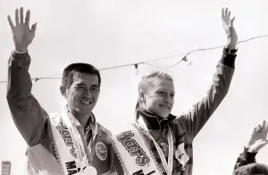 Core58 Prints: Winners of the London marathon, Toshihiko Seko (Japan) and Grete Waitz (Norway