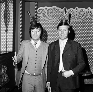 01059 Prints: The winners of the Reveille BBC National Awards for the top two Disc Jockeys on BBC One