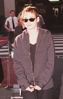 Winona Ryder Actress August 1997 arriving at Heathrow from Los Angeles A©Mirrorpix