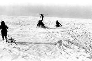 Winter Weather - Snow Scenes 20 February 1986 - Rural scene in Northumberland