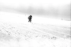 Winter Weather - Snow Scenes 20 February 1986 - Rural scene in Northumberland