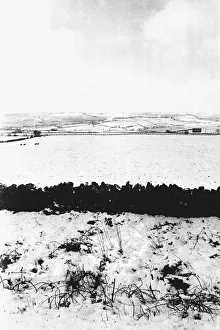 Winter Weather - Snow Scenes 28 March 1972 - Rural scene in Northumberland