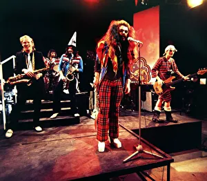 Topofthepops70s Prints: Wizard - Pop Group seen here during rehearsals for the BBC television programme Top