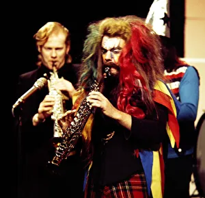 Wizard - Pop Group seen here during rehearsals for the BBC television programme Top