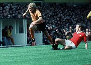 Wolverhampton v Manchester United Derek Parkin of Wolves August 1975