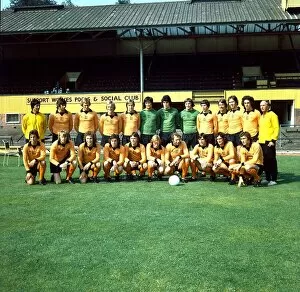 Wanderers Collection: Wolverhampton Wanderers FC August 1975