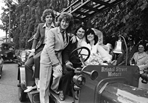 Wolverhamptons famous pop group Slade were guests at the wedding of Eileen Delahay
