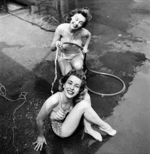 Woman : Humour. Two Women (Betty Impey and Helen Jessop