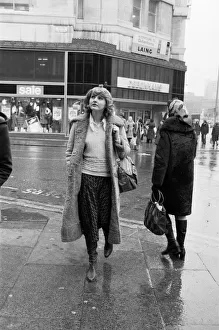 Woman in Manchester, photographed for a Daily Mirror Fashion Spy article