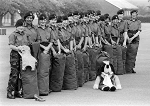 Falklands Prints: Women Army July 1983 The First group of WRAC girls to join servicemen