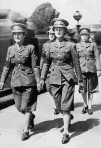 Women of the Auxiliary Territorial service (ATS) in the North West of England during