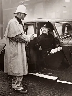 White Helmet Prints: Women drivers of the mobile section of the Salford lancashire police force