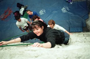 Women from Hartlepool took part in an introductory climbing session at Billingham Forum