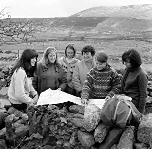 Mountaineering Prints: Six women met in a hillside cottage in Snowdonia yesterday (Sun