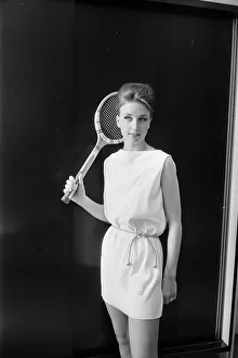 00779 Prints: Women modelling Fred Perry garments in Londons West End. 12th June 1963