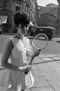 00779 Prints: Women modelling Fred Perry garments in Londons West End. 12th June 1963