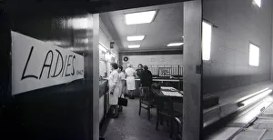 00170 Prints: Women placing bets inside a Ladies only betting shop in Worcester September 1968