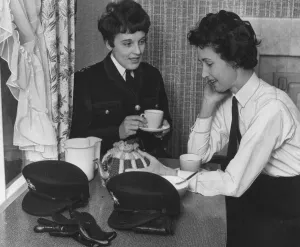 01056 Prints: Women Police Officers, Pembrokeshire, West Wales, 18th April 1967
