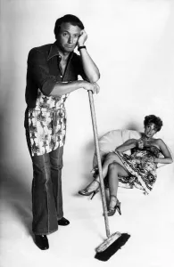 Domestic Life Prints: Women are on top. Models Denise Denny and Michael Pearson seen here in the studio
